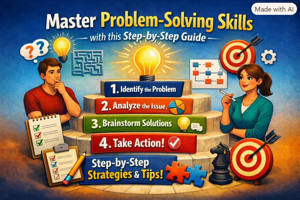 Problem-Solving Skills: A Step-by-Step Guide master problem solving skills with this step by step guide.